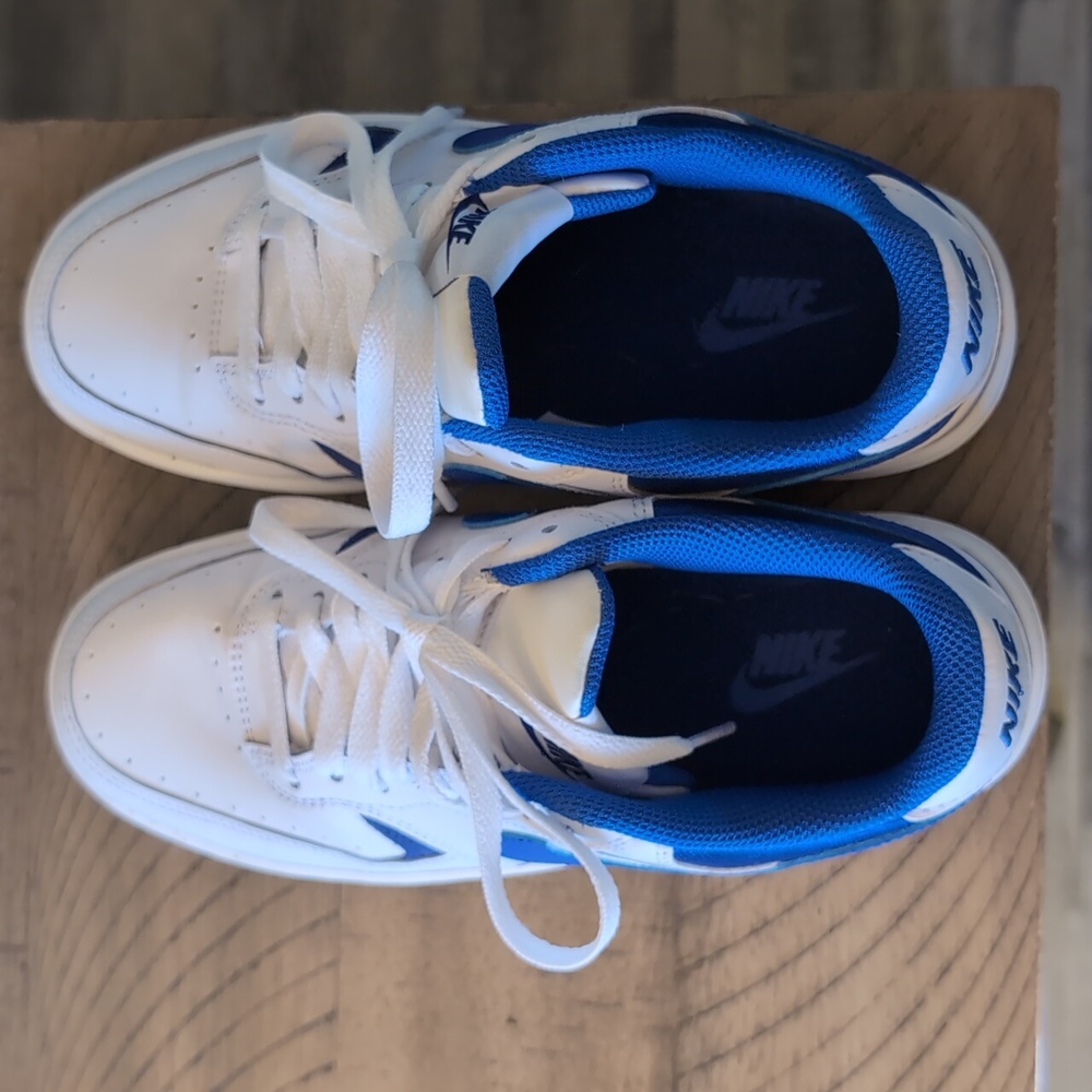 Nike Gamma Force sneakers white and blue Size 7